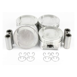 DNJ P214.40 Oversize Piston Set for 1998-2002 / Acura, Honda, Isuzu/Accord, CL, Oasis, Odyssey / 2.3L / SOHC / L4 / 16V / 2234cc, 2254cc / F23A1, F23A4, F23A8