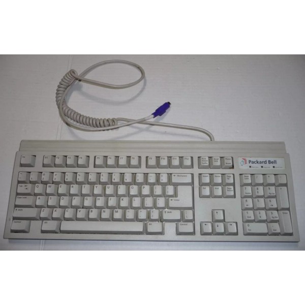 Packard Bell Vintage Packard Bell Mechanical Keyboard 5130 Clicky Keyboard