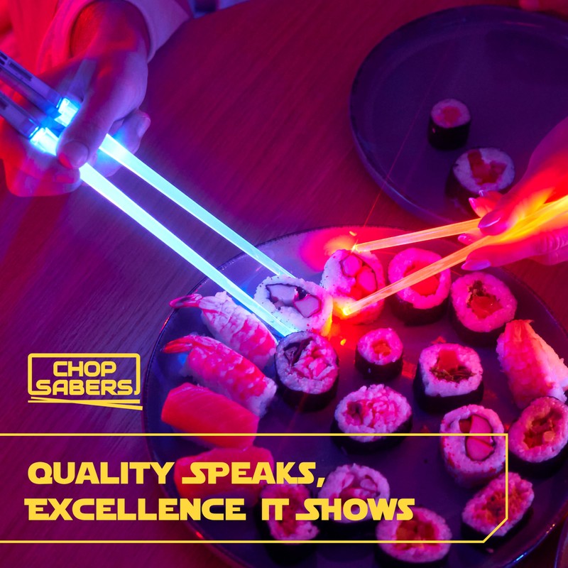 Lightsaber Chopsticks Light Up, Starwars Chopsticks Light Up, Mini Lightsaber,