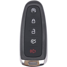 Smart Key Fob Case Shell Fit for Ford Edge Escape Explorer Focus Flex Taurus Fusion Lincoln MKS MKT MKX Keyless Entry Remote Control Car Key Fob Cover Casing (2pcs)