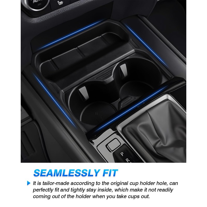 Autorder Door Side Cup Holder Insert for 2019-2025 Dodge Ram