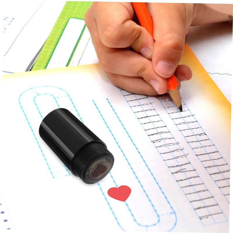 Operitacx 2pcs Golf Ball Marker Stamp Heart Shape Mark Stamp