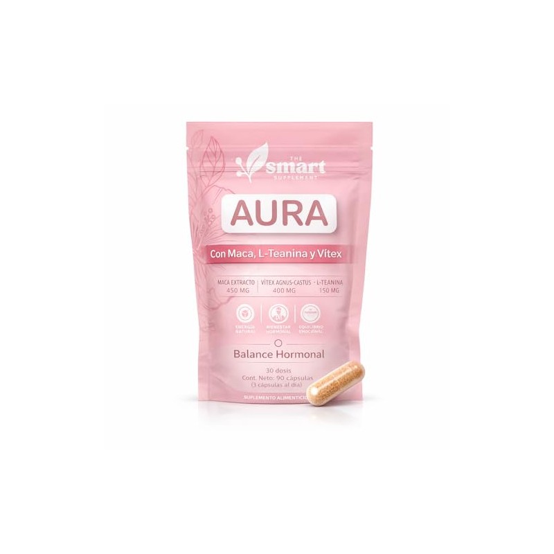 Suplementos Alimenticios Magnesio AURA Vitamina D3 Vitaminas Complejo B Para