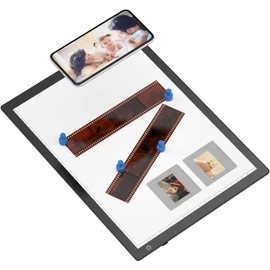Eyesen Slide Viewer Light Box, for Scanning Film Negatives and Slides, Artist Sketching, A4 Ultra-Thin Light Pad Scanner with 3 Adjustable Brightness, USB Powered