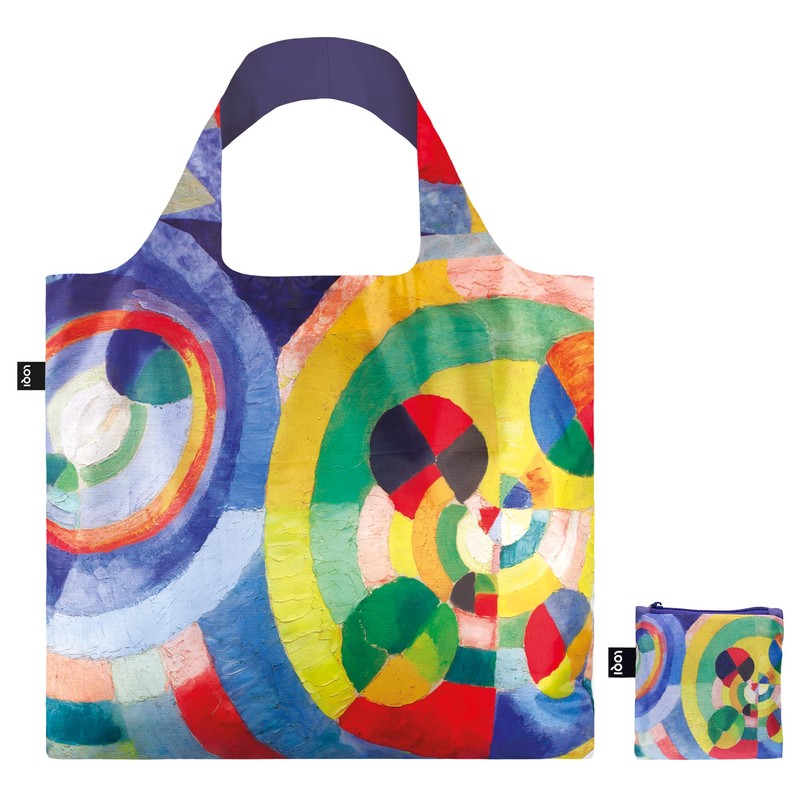 LOQI Delaunay Low-key Eco Bag, Circular Foam, Recycled, Foldable, Fashionable