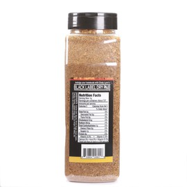 Cindy Lynn’s Black Label BBQ Dry Rub and Seasoning - Perfect Replacement for Salt & Pepper on Beef, Wild Game, Poultry, Pork & Vegetables - All-Natural Flavor for Grilling and Smoking (26 oz)