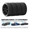 1/7 1/8 RC On Road Rally Tires and Nylon Wheels