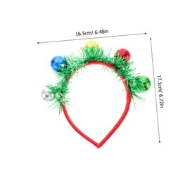 Healvian Christmas Disco Ball Headbands for Durable and Holiday Hair Accessories Easy to Wear Festive Hair Hoop for Charming Xmas Party Headwear Versatile Xmas Decoration