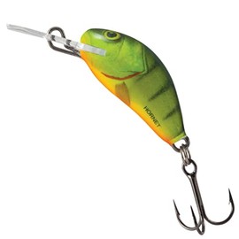 Salmo Hornet Wobbler Mini Wobbler, Salmo Colours: Hot Perch, Length / Weight / Running Behavior / Diving Depth: 3.5 cm / 2.6 g / Sinking / 1.5 m - 2.0 m
