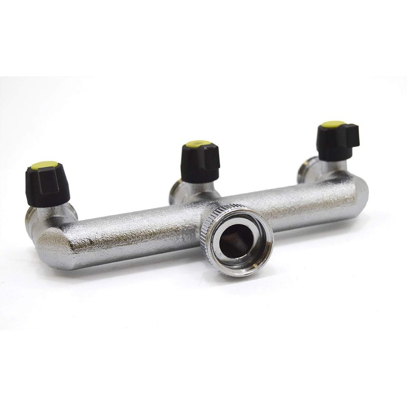 S&M s & m 550256 Triple 3 Way Valve 3/4 "x 3/4"