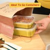 LATERN 30Pcs Small Aluminum Pans with Lids, 900ml Foil Baking