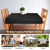 Tegeme 4 Pieces Card Table Covers Stretchable Fitted Cocktail Card