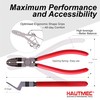 HAUTMEC 7 inch Panel Clip Removal Pliers Multifunction Flush Cut