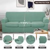 U-NICE HOME 4 Pieces Stretch Couch Cover Sofa Cover Washable