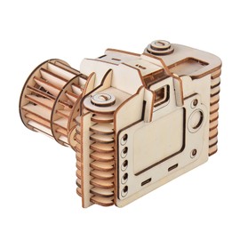 VBESTLIFE Camera Model Kits, DIY Wooden 3D Jigsaw Puzzle Toy Building Kit 3-D Puzzles for Kid Child Birthday Gift Puzzles