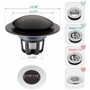 Bathroom Sink Drain Stopper,Welsan Universal Pop Up Drain Strainer with