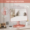 FUNTOUCH Large Lighted Makeup Mirror with Lights, Light Up Mirror