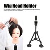 Wig Head Holder Suction Aluminium Alloy Portable Adjustable Wig Head