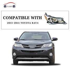 LED Projector Headlight Assembly Fit For 2013-2015 Toyota Rav4 Left Drive Side