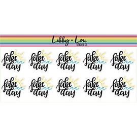Lake Day Planner Sticker | Libby + Lou Sticker Co