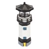 Solar Lighthouse 360 Degree Rotating Lighthouse Decoration Fadeless Resin LED