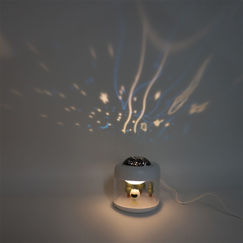 Mist Humidifier 500ml USB Landscape Diver Projector Air Humidifier for