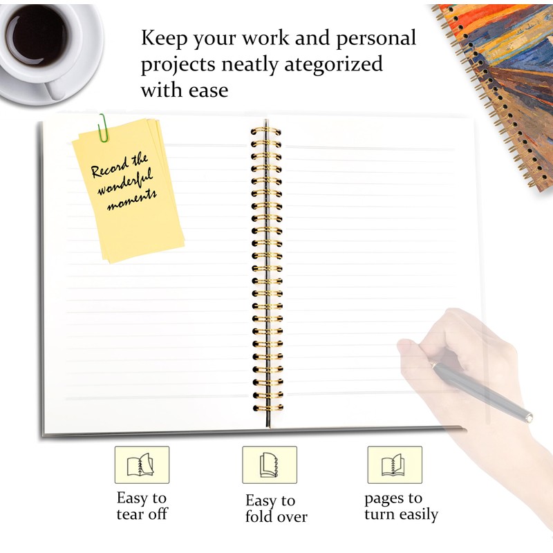 GDJIEGBC Funny Orange Cat Notebook, Cats Lover Mom Dad Gifts,