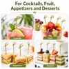 300PCS Cocktail Sticks, 9cm Bamboo Skewers