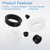 uxcell 6Pcs Rubber Grommets Fit 0.63" (16mm) Hole Dia.0.47" (12mm)