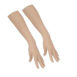 LP London paree lovely Women's and Men's Cotton Pollution and Sunburn Sunlight Protection Full Hand Gloves arm sleeves glove for Biking and Driving winter glove Dust- Beige, Beige, One size