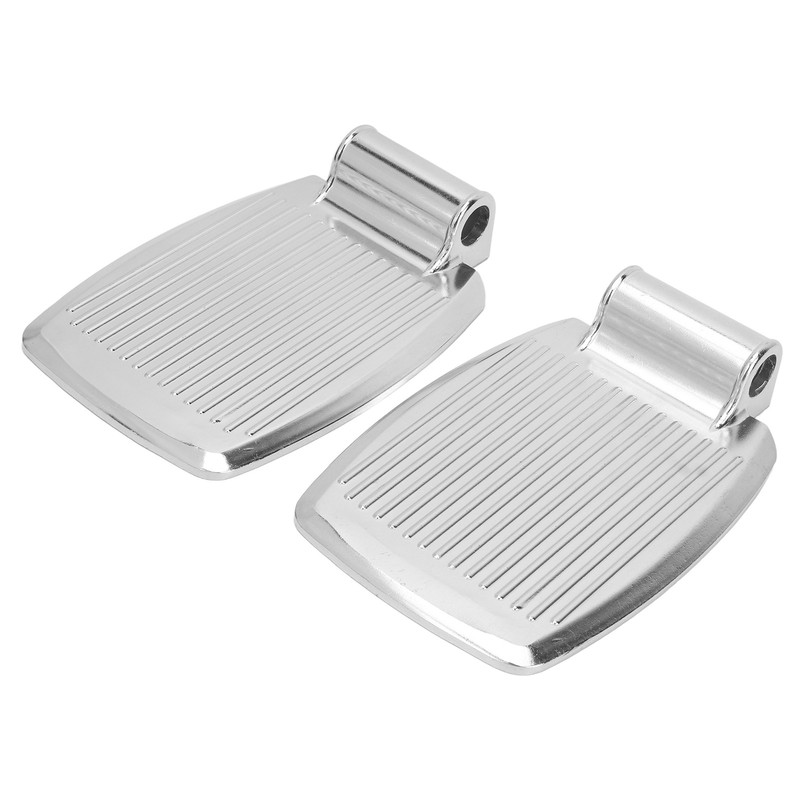 2pcs Wheelchair Footrests Aluminum Alloy Replacement Wheelchair Footplate Pedal Accessory