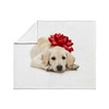 CafePress Yellow Lab Puppy Throw Blanket Super Soft Fleece Plush