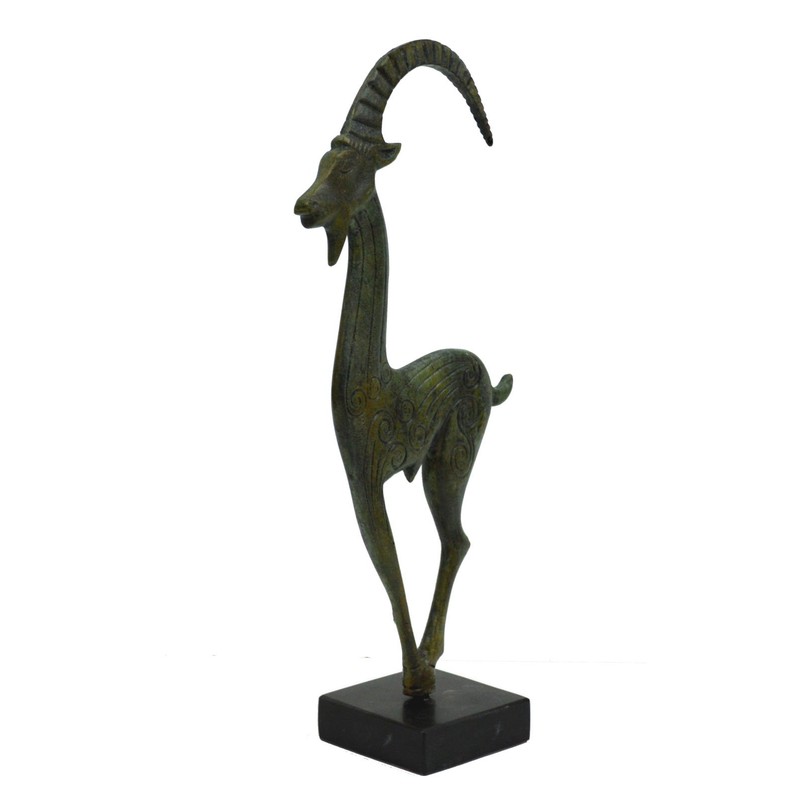 Wild Goat bronze figure - Symbol of God Pan