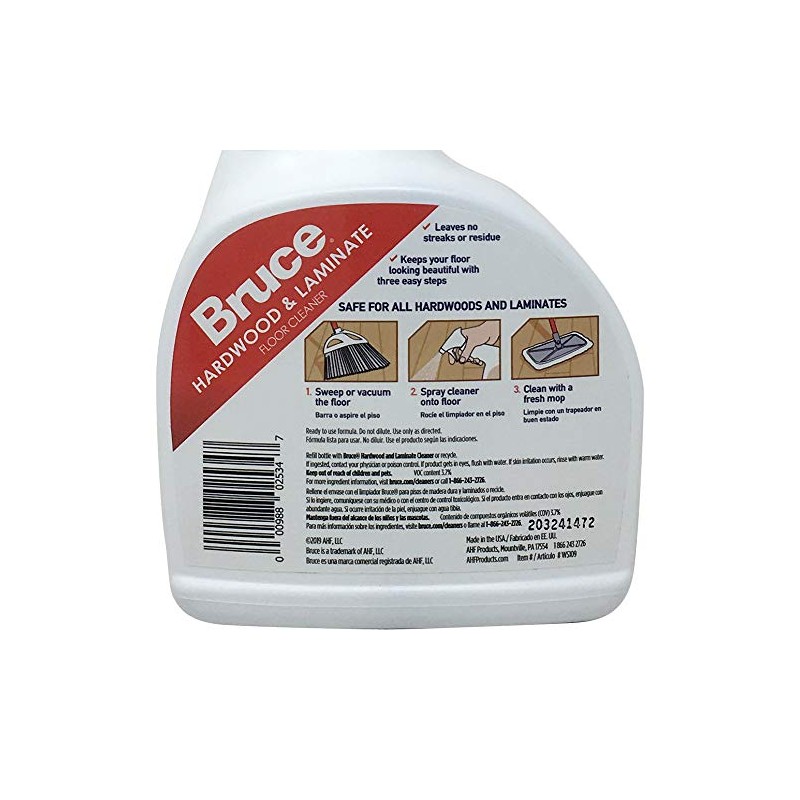 4 set- Bruce Fresh Scent Floor Cleaner Liquid 32 oz.