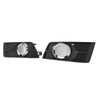 2pcs Front Fog Light Lamp Cover 25778388 Bezel Chrome Trim