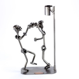 Steelman24 I Nuts and bolts sculpture Korfball I Handmade ornaments I Made in Germany I I Metal figurine