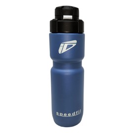 Speedfil Speedflask 21 oz. Vacuum Insulated Stainless Steel Cycling Sports Water Bottle with NEW Bounce Back Lid 2.0 (blue)