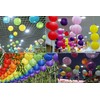ASelected Pack of 24 Colourful Paper Lanterns, 25/20/15/10 cm Paper