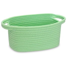 ABenkle Small Storage Basket, Mini Basket, Cute Tiny Cotton Rope Woven Basket, Shelf Basket, Boho Decorative Toy Storage Bin Gift Basket