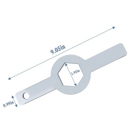 TB123A Washer Spanner Wrench For GE Washing machine WX5X1325, WX05X1325 (1-11/16" GE Washer Only) HD Tub Nut Spanner Wrench/Tool (Set of 1)
