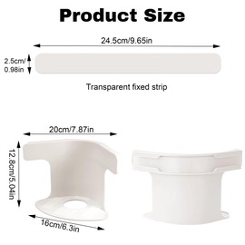 Bed Sheet Fixing Clips, 4PCS Bed Sheet Holder with Lock Strips, Heavy Duty Fitted Sheet Holder Tightener Bedsheet Clips for Corners Mattress Protectors Blankets Bedding (White)