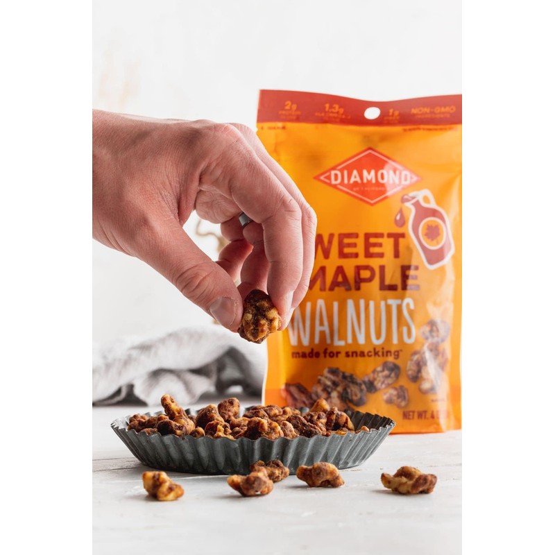 Diamond of California Sweet Maple Walnut Snack Nuts, 4 oz.
