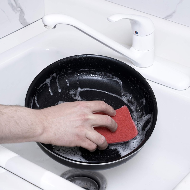 Kitchen Sponges for Washing Dishes, Non-Scratch Cellulose Dish Scrub Sponges,