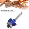 Mesee 4 Teeth R3 Industry Grade Carbide Roundover Router Bit,