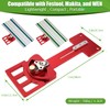Poiyham Adjustable Angle Track Saw Square, Guide Rail Square with