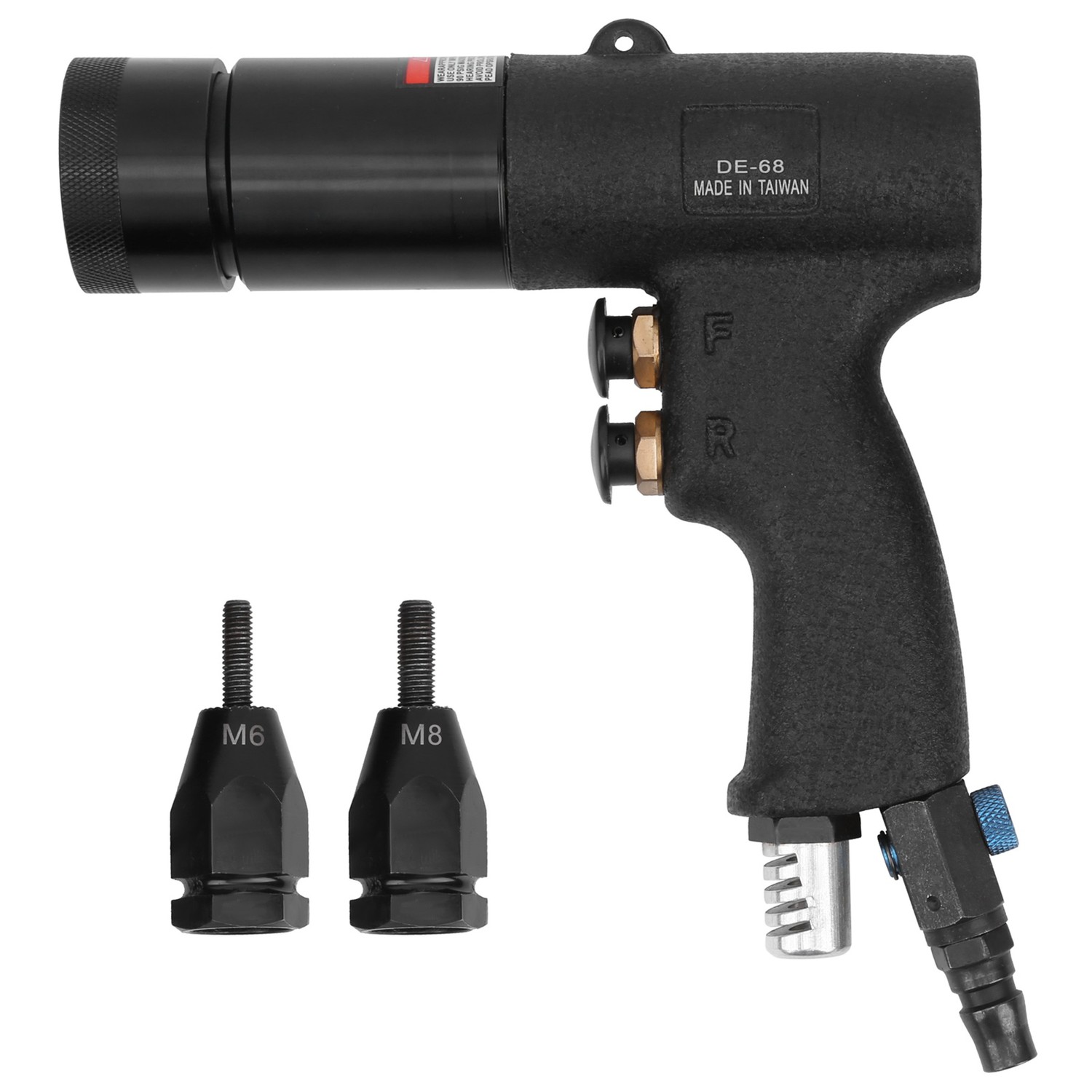 M6/M8 Riveter Gun Aluminum Pneumatic Rivet Nut Kit Self‑Locking Joint ...
