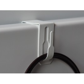 dekondo 10 x Window Hooks/Decorative Hooks/Window Clip/Clamp Support for Window Decoration, Window Pictures, Fairy Lights and much more or Curtain Rods - Small, Subtle, Inconspicuous (15-20 mm