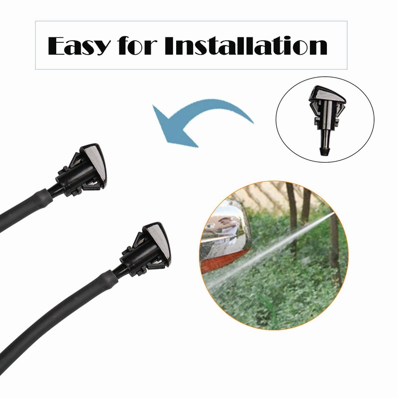 GZZTORES Windshield Washer Nozzles Kit-Windshield Sprayer Nozzle for Chrysler Dodge