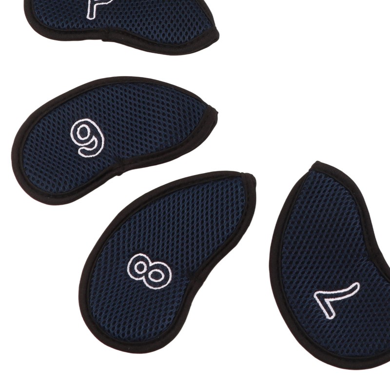 10pcs Golf Iron Covers Set with Numbers Waterproof Golf Head