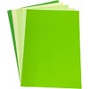 DJP 80GM Green Shade Tint Paper Pack - 5 Colours,100